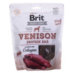 Brit Jerky Venison Protein Bar Dziczyzna - przysmak dla psa - 200 g