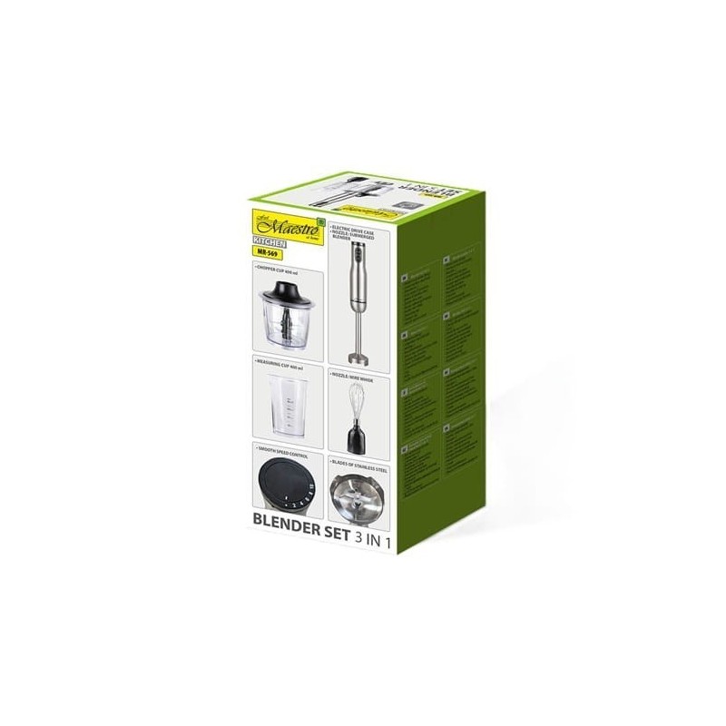 Blender wielofunkcyjny 1000W MR-569 NEW MAESTRO Blender wielofunkcyjny 1000W MR-569 NEW MAESTRO