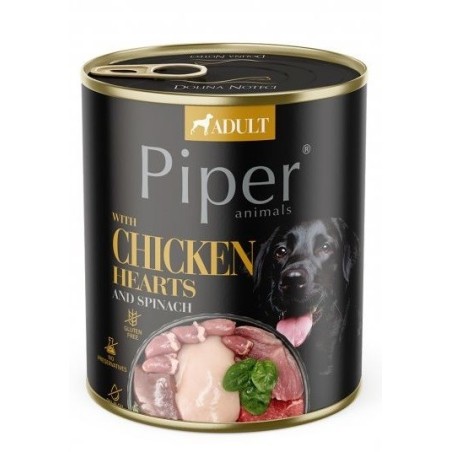 Dolina Noteci Piper Serca kurczaka i szpinak 800g