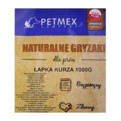 PETMEX Łapka kurza - gryzak dla psa - 1 kg