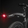 Błotnik Rockbros DNB8001BK z czerwoną lampką LED - czarny