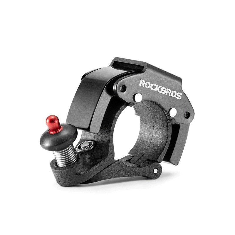 Dzwonek rowerowy Rockbros 34210006001 kształt C - czarny