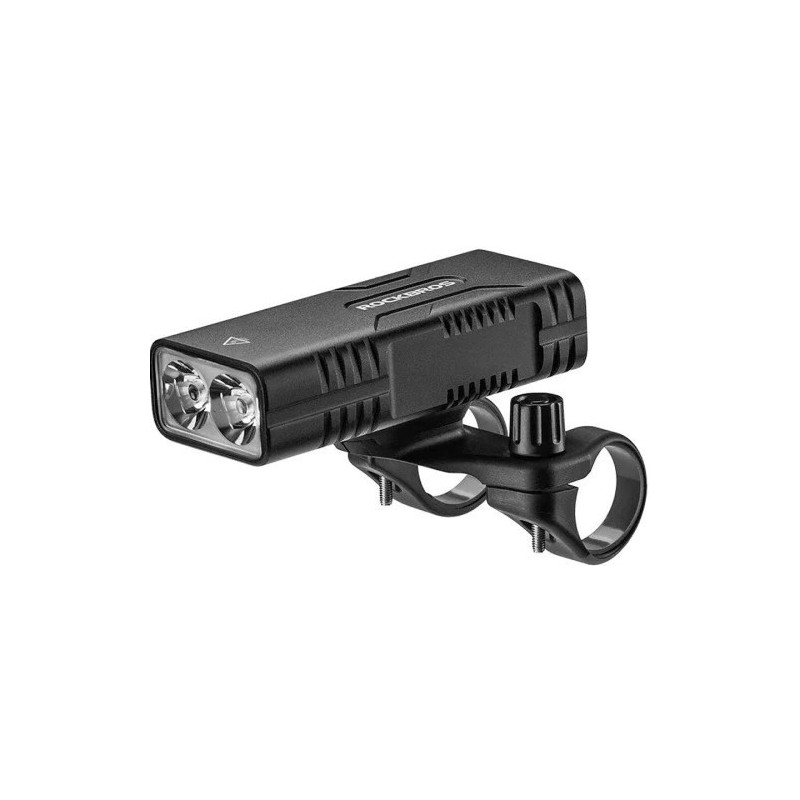 Lampka rowerowa Rockbros 24310002001 850 lm z funkcją powerbanku + kabel USB-C - USB-A - czarna Lampka rowerowa Rockbros 24310002001 850 lm z funkcją powerbanku + kabel USB-C - USB-A - czarna