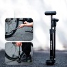 Pompka rowerowa Rockbros 42310006001 z manometrem - czarna