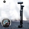 Pompka rowerowa Rockbros 42310006001 z manometrem - czarna