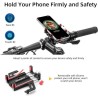 Uchwyt rowerowy Rockbros 699-BK ze stopu aluminium do telefonu - czarny