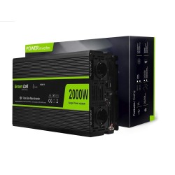 GREEN CELL PRZETWORNICA INV11 12V-230V 2000W/4000W CZYSTA SINUSOIDA