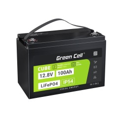 GREEN CELL AKUMULATOR LIFEPO4 CUBE 100AH 12V/12.8V 1280WH LFPGC12V100AH