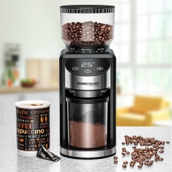 Młynek do kawy Rommelsbacher, Mahlwerk-System, einstellbarer Mahlgrad, Kaffeebohnenbehälter, 220g, Behälter, model EKM400