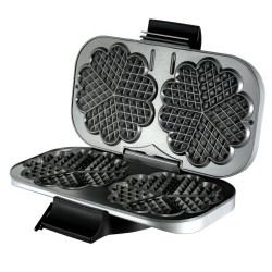 Unold 48241 gofrownica 2 gof. 1300 W Czarny, Srebrny