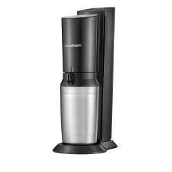 SodaStream Crystal 3.0 Metal, Stal nierdzewna Czarny