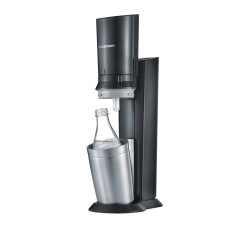 SodaStream Crystal 3.0 Metal, Stal nierdzewna Czarny