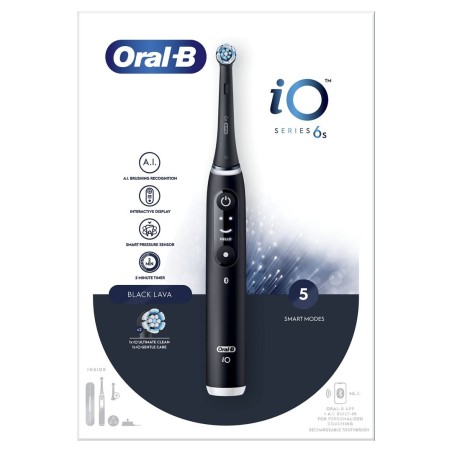 Oral-B iO 6 Dorosły Wibrująca szczoteczka do zębów Czarny