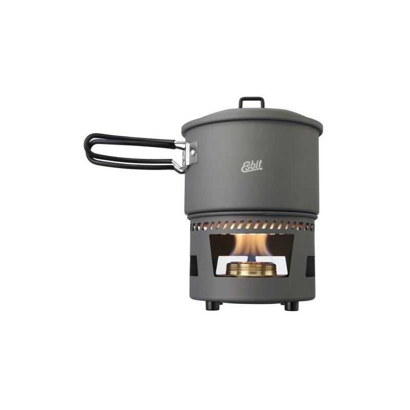 Zestaw turystyczny Esbit Cookset with Alcohol Burner 1500 ml Zestaw turystyczny Esbit Cookset with Alcohol Burner 1500 ml