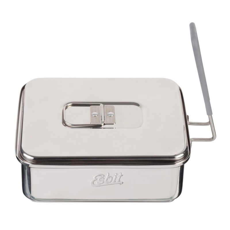 Kuchenka turystyczna Esbit Solid Fuel Cookset 1100 ml - steel Kuchenka turystyczna Esbit Solid Fuel Cookset 1100 ml - steel