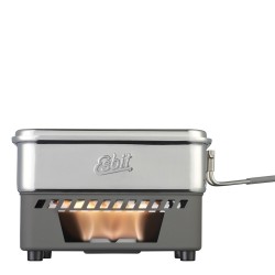 Kuchenka turystyczna Esbit Solid Fuel Cookset 1100 ml - steel