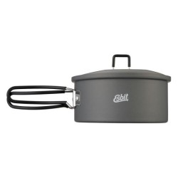 ESBIT PT1100HA kampingowy przybór kuchenny Słoiczek 1,1 l Aluminium, Czarny