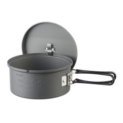 ESBIT PT1100HA kampingowy przybór kuchenny Słoiczek 1,1 l Aluminium, Czarny
