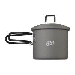 ESBIT PT625HA kampingowy przybór kuchenny Słoiczek 0,625 l Aluminium, Czarny