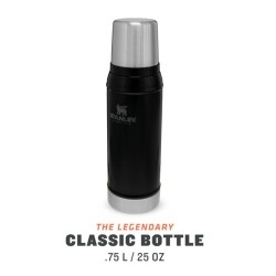 Stanley termos LEGENDARY CLASSIC - MATTE BLACK 0,75L