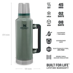 Stanley termos LEGENDARY CLASSIC - HAMMERTONE GREEN 1,9L