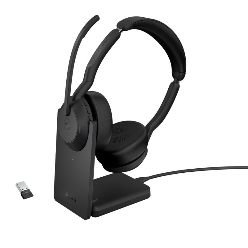 Jabra Evolve2 55 MS Stereo W. Stand USB-A Jabra Evolve2 55 MS Stereo W. Stand USB-A