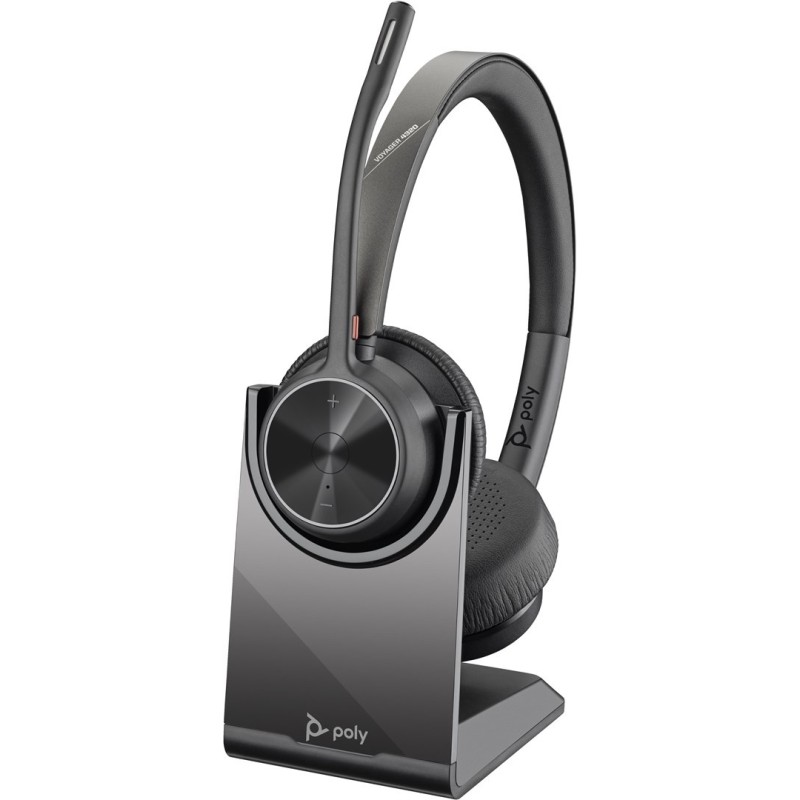 POLY Stereofoniczny zestaw słuchawkowy USB A Voyager 4320 + przejściówka BT700 USB-A + podstawka ładująca POLY Stereofoniczny zestaw słuchawkowy USB A Voyager 4320 + przejściówka BT700 USB-A + podstawka ładująca