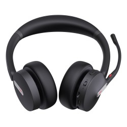 Yealink BH70 Dual Teams Zestaw słuchawkowy Bezprzewodowy Opaska na głowę Biuro/centrum telefoniczne USB Typu-A Bluetooth Czarny