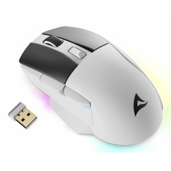 Sharkoon SGM50W myszka Gaming Po prawej stronie RF Wireless + USB Type-A Optyczny 6400 DPI