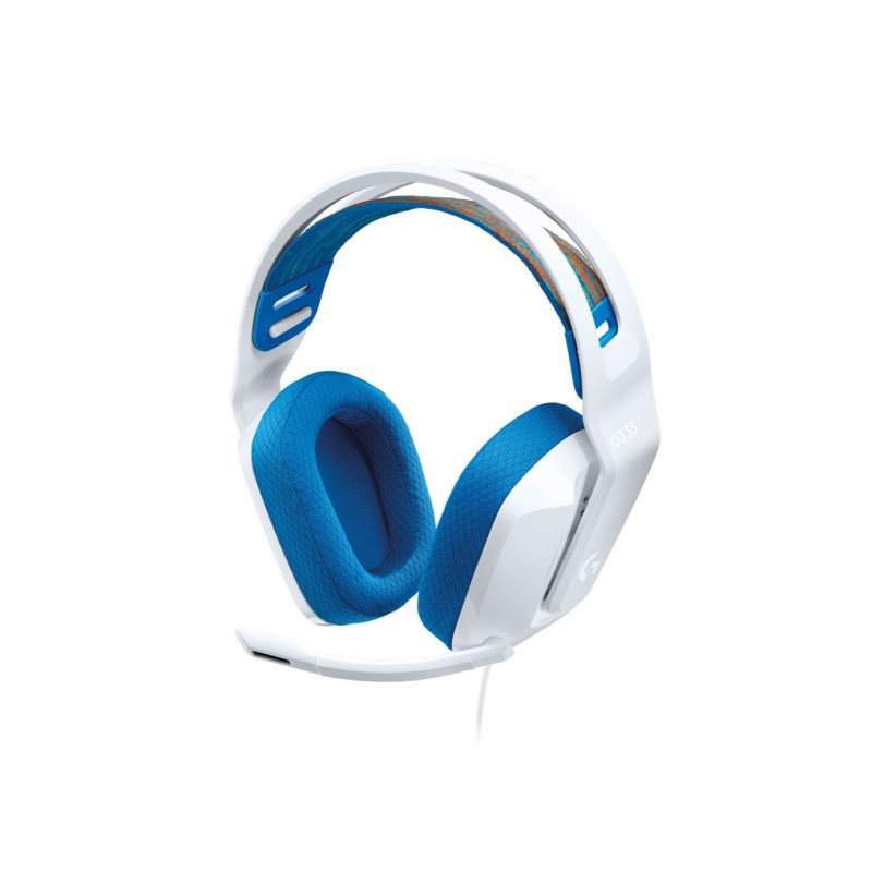 Słuchawki gamingowe przewodowe G335 białe EMEA Słuchawki gamingowe przewodowe G335 białe EMEA