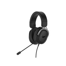 ASUS TUF Gaming H3 Zestaw słuchawkowy Przewodowa Opaska na głowę Czarny, Szary