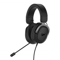 ASUS TUF Gaming H3 Zestaw słuchawkowy Przewodowa Opaska na głowę Czarny, Szary