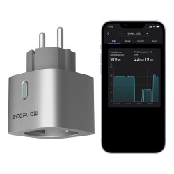 EcoFlow EFA-SMARTPLUG-EU inteligentny korek Srebrny