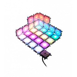 ALLNET 124344 lampa LED Niebieski, Zielony, Pomarańczowy, Czerwony, Ciepłe białe, Żółty