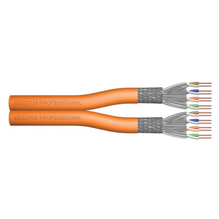 Kabel DIGITUS Professional bulk cable - 100 m - pomarańczowy, RAL 2000