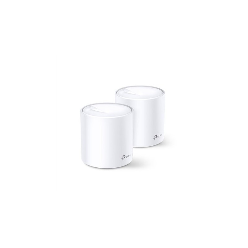 TP-Link Deco X20 (2-pack) Dual-band (2.4 GHz/5 GHz) Wi-Fi 5 (802.11ac) Biały Wewnętrzne TP-Link Deco X20 (2-pack) Dual-band (2.4 GHz/5 GHz) Wi-Fi 5 (802.11ac) Biały Wewnętrzne