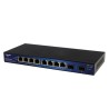 ALLNET ALL-SG8210PM łącza sieciowe Zarządzany L2+ Gigabit Ethernet (10/100/1000) Obsługa PoE Czarny