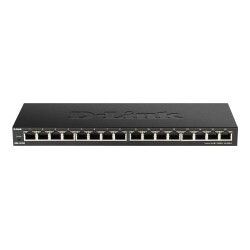 D-Link DGS-1016S Nie zarządzany Gigabit Ethernet (10/100/1000) Czarny