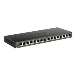 D-Link DGS-1016S Nie zarządzany Gigabit Ethernet (10/100/1000) Czarny