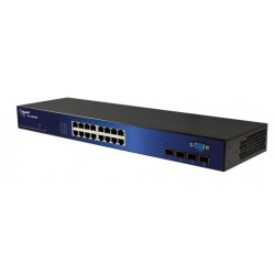 ALLNET ALL-SG8420M Zarządzany L2 Gigabit Ethernet (10/100/1000) 19U Czarny