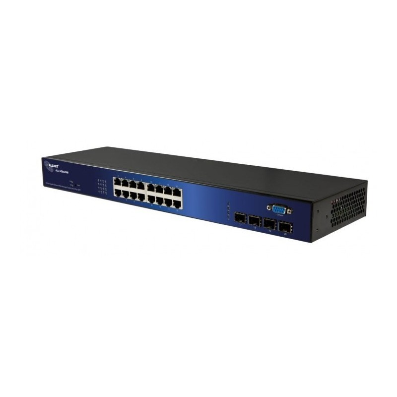 ALLNET ALL-SG8420M Zarządzany L2 Gigabit Ethernet (10/100/1000) 19U Czarny ALLNET ALL-SG8420M Zarządzany L2 Gigabit Ethernet (10/100/1000) 19U Czarny