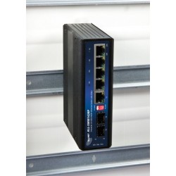 ALLNET 134037 Nie zarządzany Gigabit Ethernet (10/100/1000) Obsługa PoE Czarny