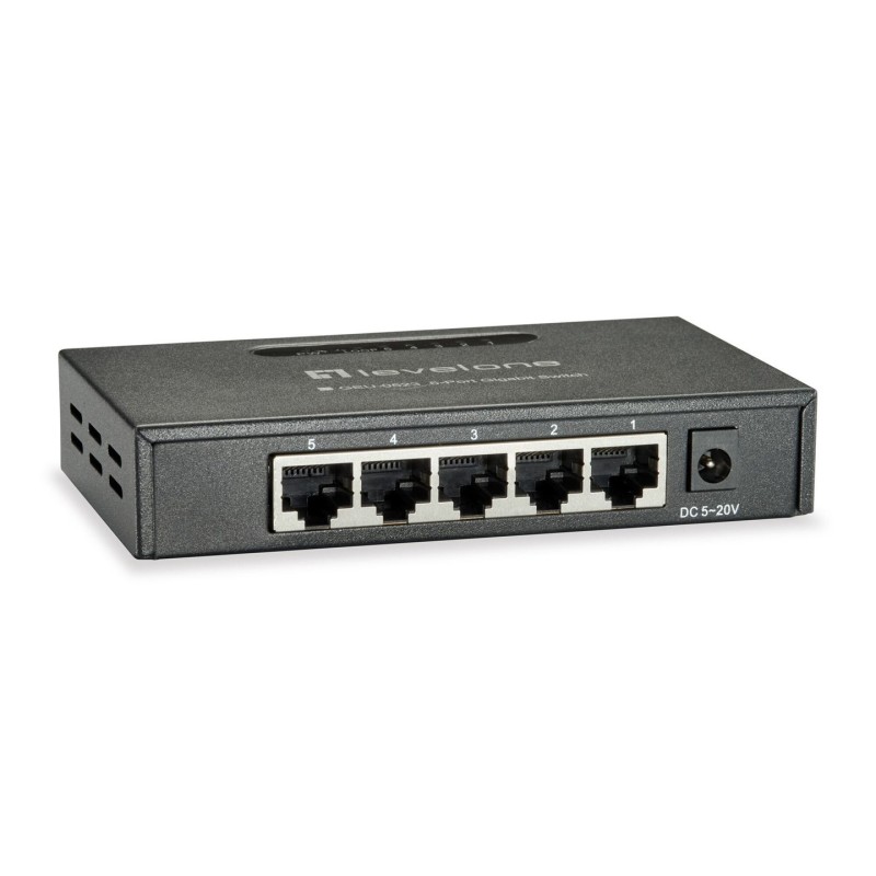LevelOne GEU-0523 łącza sieciowe Nie zarządzany Gigabit Ethernet (10/100/1000) Czarny LevelOne GEU-0523 łącza sieciowe Nie zarządzany Gigabit Ethernet (10/100/1000) Czarny
