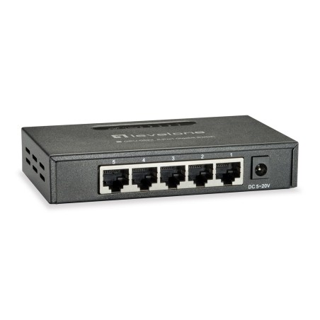 LevelOne GEU-0523 łącza sieciowe Nie zarządzany Gigabit Ethernet (10/100/1000) Czarny