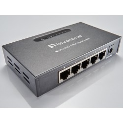 LevelOne GEU-0523 łącza sieciowe Nie zarządzany Gigabit Ethernet (10/100/1000) Czarny
