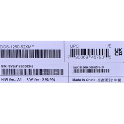 Przełącznik D-Link DGS-1250-52XMP E DGS125052XMP DGS-1250-52XMP/E - Przełącznik - Światłowód