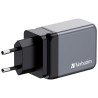Ładowarka sieciowa Verbatim GaN GNC-65 2xUSB-C Uniwersalna
