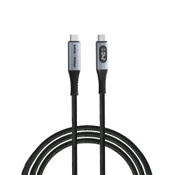 Verbatim 31849 kabel USB USB4 Gen 2x2 1,2 m USB C Czarny