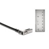 Kensington K60629WW zapięcie do kabli Czarny, Metaliczny 1,8 m