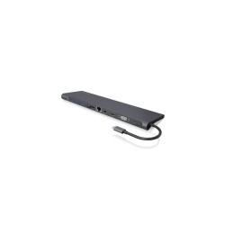 ICY BOX IB-DK2102-C Przewodowa USB 3.2 Gen 1 (3.1 Gen 1) Type-C Antracyt, Czarny